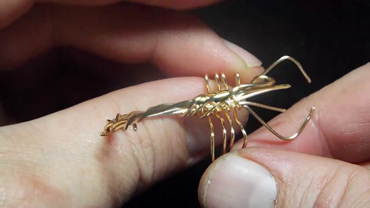 D.I.Y. Wire Scorpion Tutorial, seed beads added.