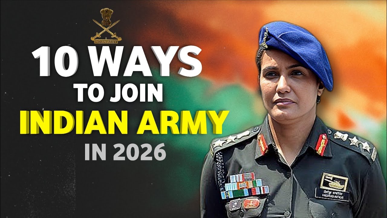 10 Ways to Join Indian Army in 2026 | Indian Army Join कैसे करें ? #indianarmy 