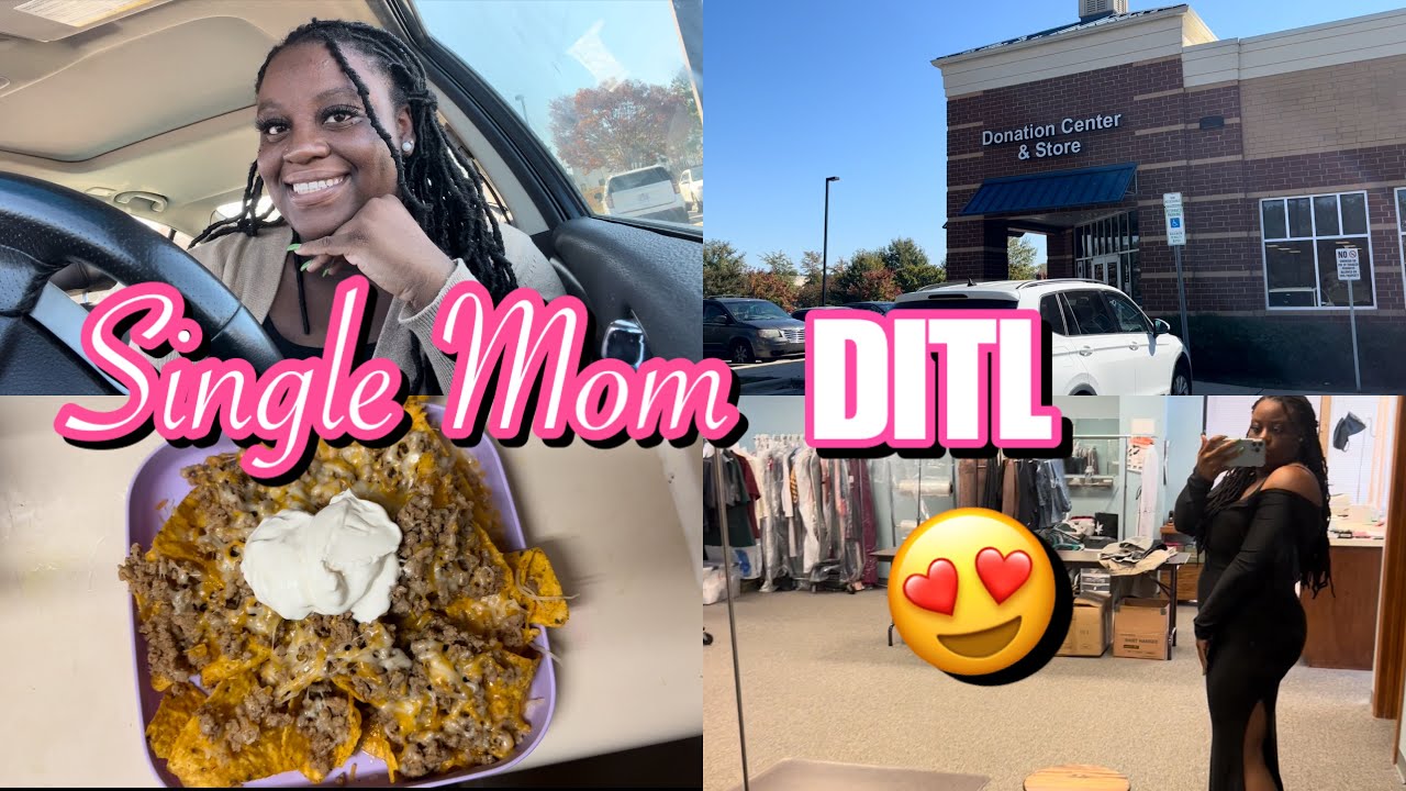 SINGLE MOM DITL | GRWM, Getting a 2nd Job, Trip to the Tailor, Thrift Store Haul! VLOGTOBER DAY 22