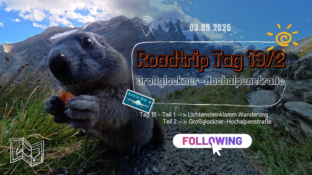 Sommer Roadtrip 2025 Tag 13 Teil 2 - Großglockner Hochalpenstraße & Murmeltiere #hochalpenstraße