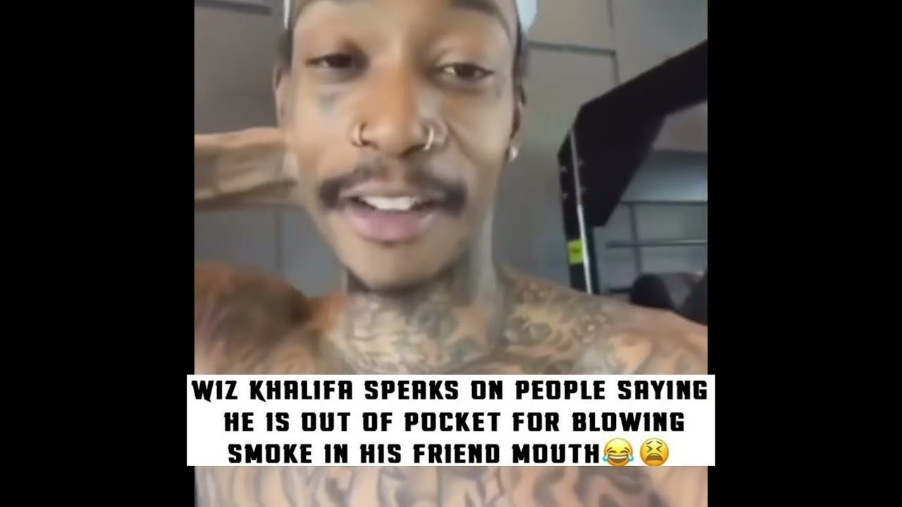 Wiz Khalifa Questionable Response To Blowing Smoke In Compton AD Mouth #wizkhalifa #comptonAD