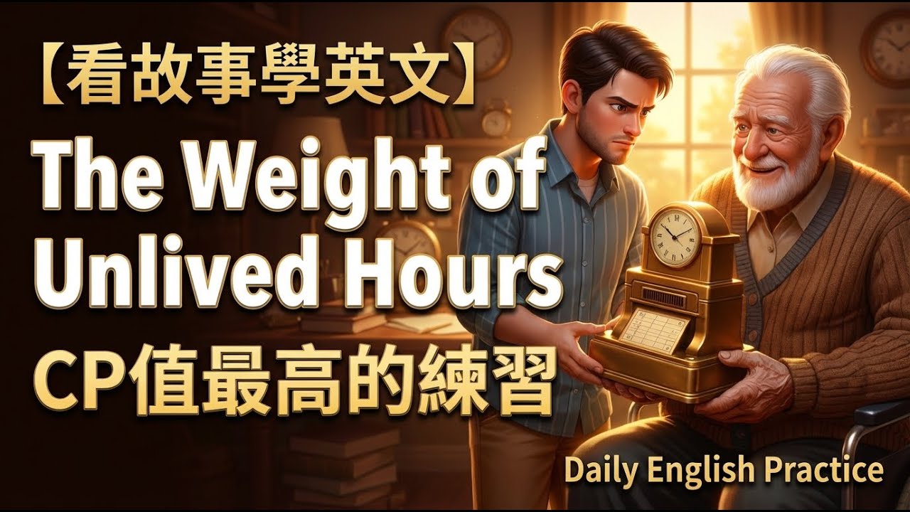 【看故事學英文】
The Weight of Unlived Hours
CP值最高的練習 #time management #personal growth #self-improvement