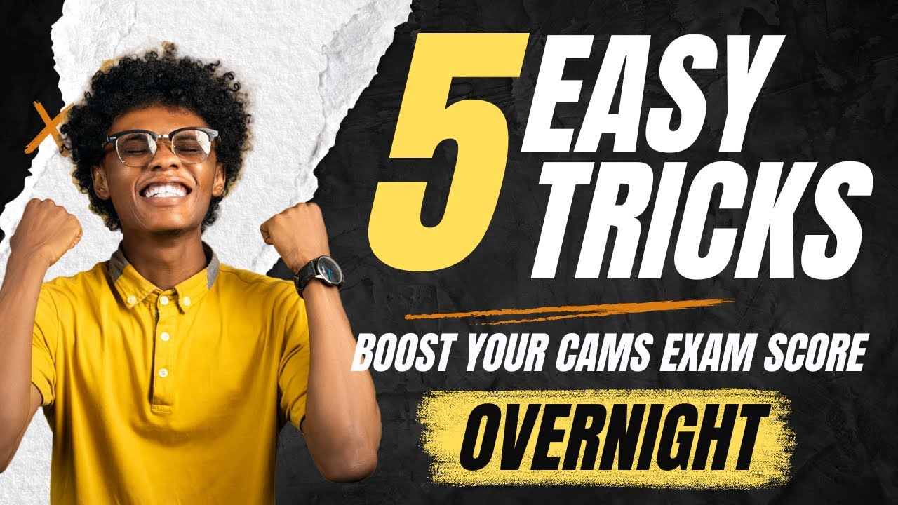 5 Easy Tricks to Crack the CAMS Exam on Your First Attempt | KappEdge