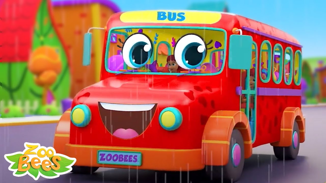 Rodas No ônibus Crianças Rima em Português e mais Poesia Infantil por Zoobees