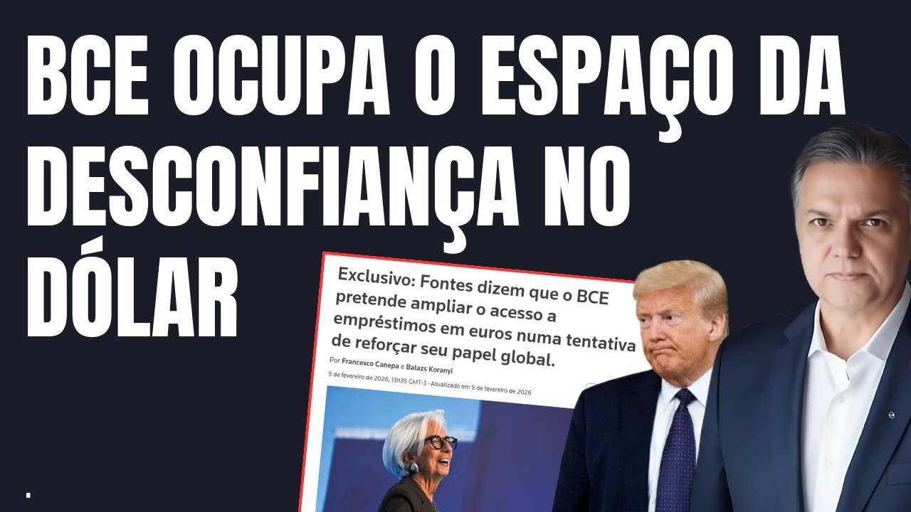 Desdolarização BCE pretende ampliar empréstimos em euros Dedollarization ECB to Expand Euro Lending