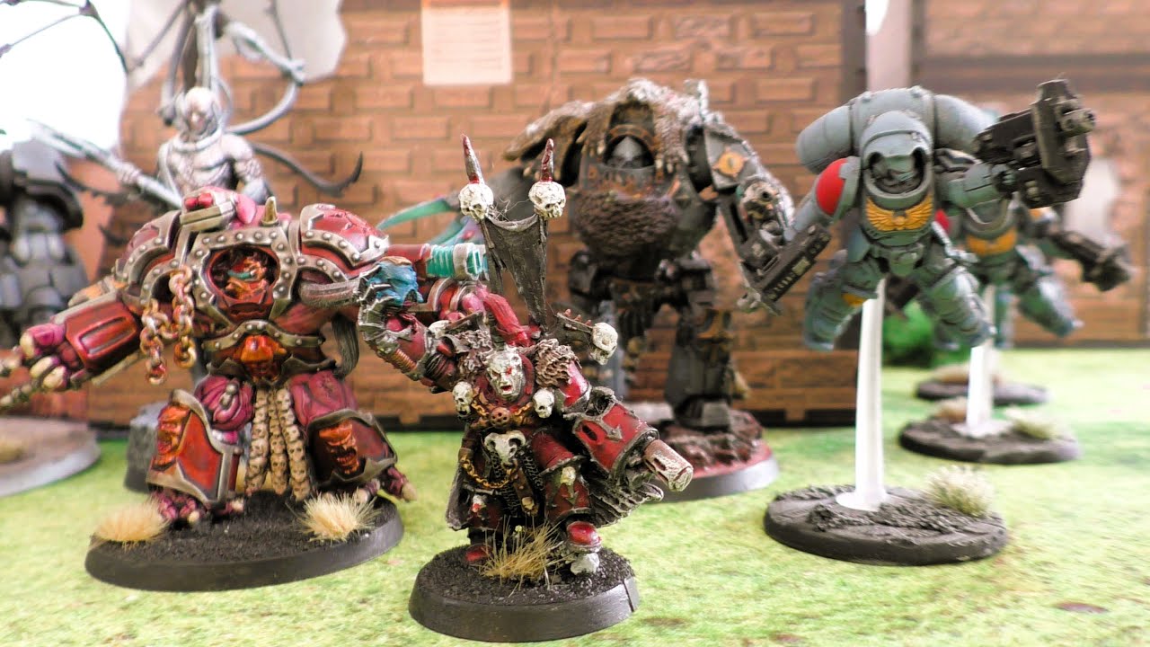 Warhammer 40k - Battlereport 562 - Chaos Spacemarines vs. Space Wolves (DE)