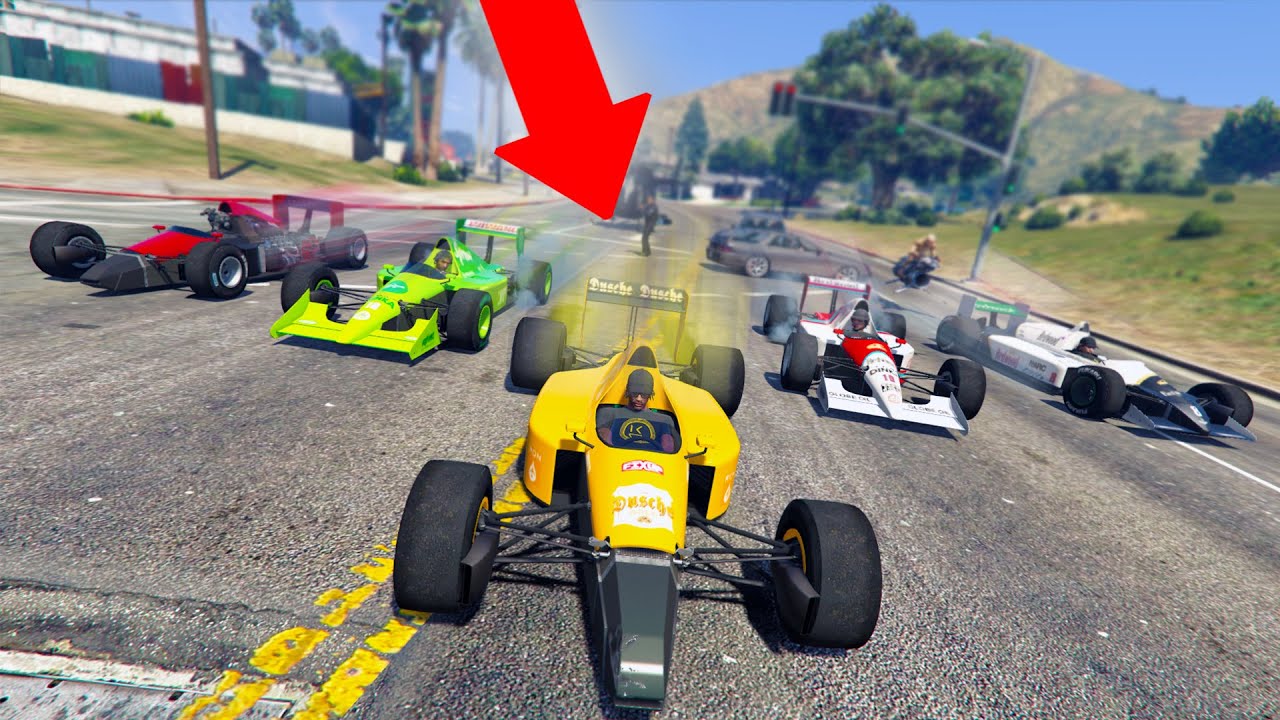 ROBBING SPREE W/ F1 CARS! *INSANE!* | GTA 5 THUG LIFE #310