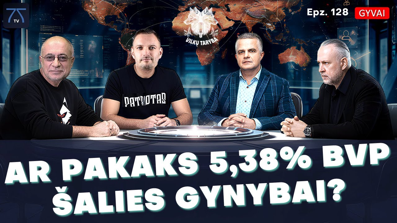 Vilkų Taryba 128 - Ar pakaks 5,38% nuo BVP &scaron;alies gynybai?