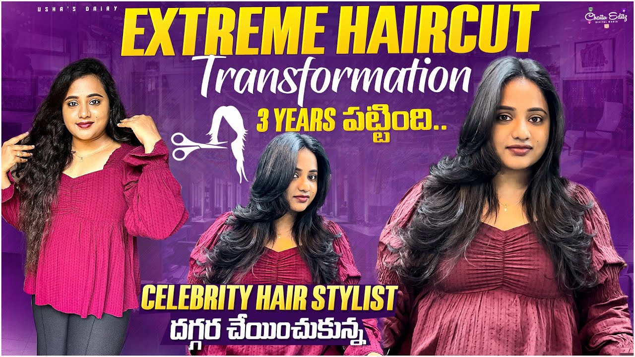 LONG ➝ SHORT💇‍♀️✂️ | Extreme Hair Transformation with Celebrity Artist | Shears by Arun | UshasDairy