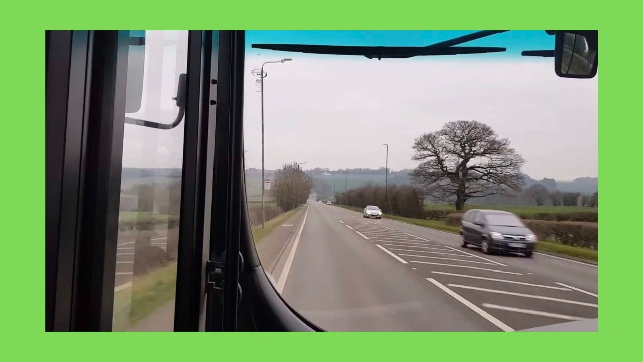 Trent Barton Comet Full Route Journey Visual- Chesterfield to Derby | FJ09XPE 746