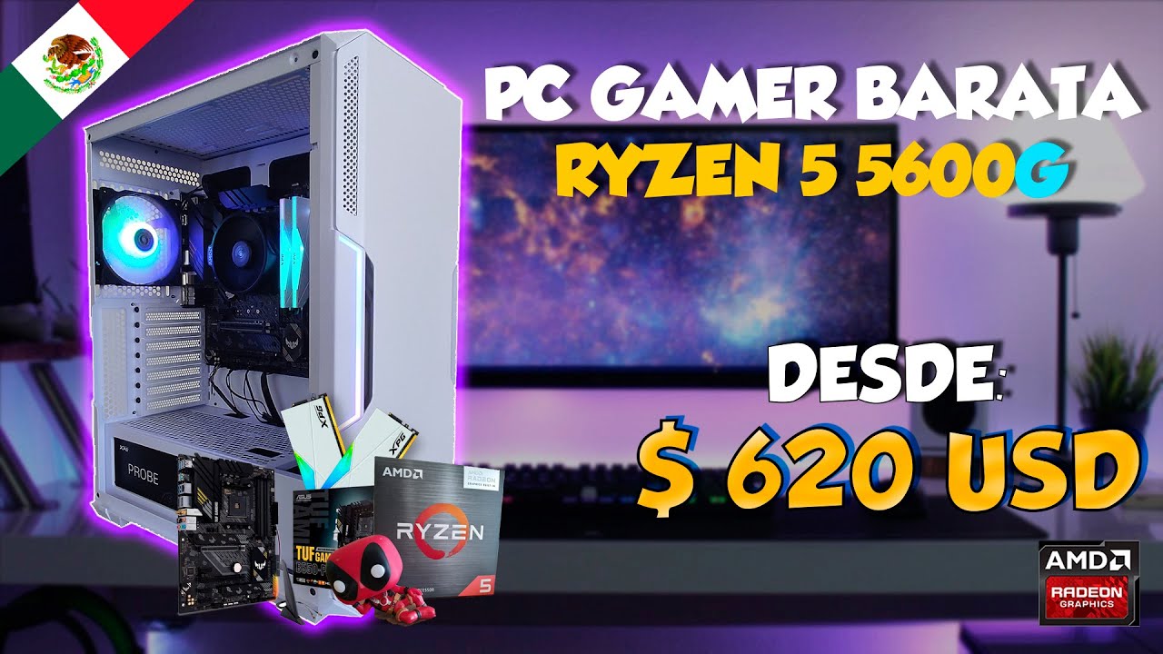 ENSABLE DE PC GAMER BARATA 🤑 - AMD RYZEN 5600G | RomanTech Latam