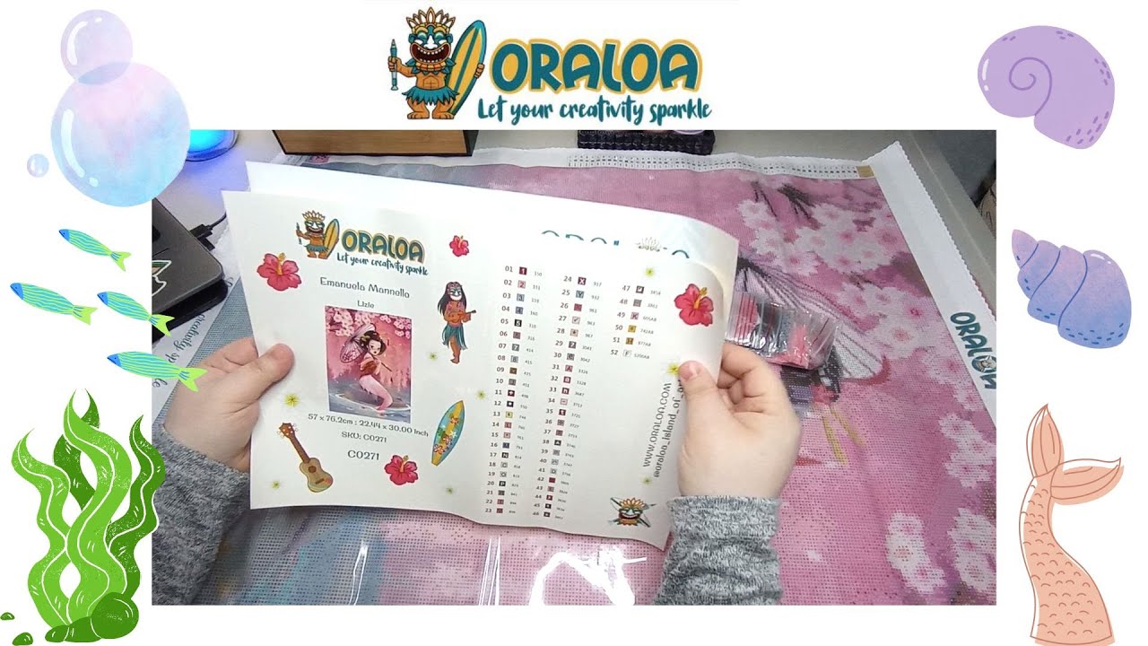 ORALOA Sneek Peak | DIAMOND PAINTING | Lizie by Emanuela Mannello 🌊