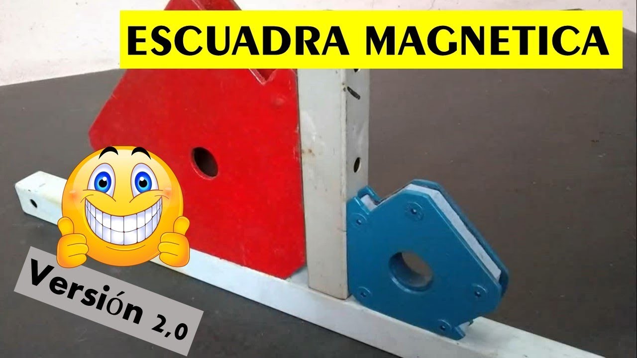 Como hacer ESCUADRA MAGNÉTICA  versión 2.0