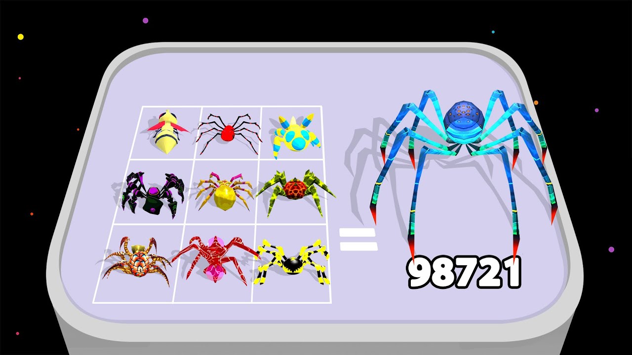 SPIDER & INSECT: Evolution Run - Merge Insect Run, Satisfying Merge Games @AGMB