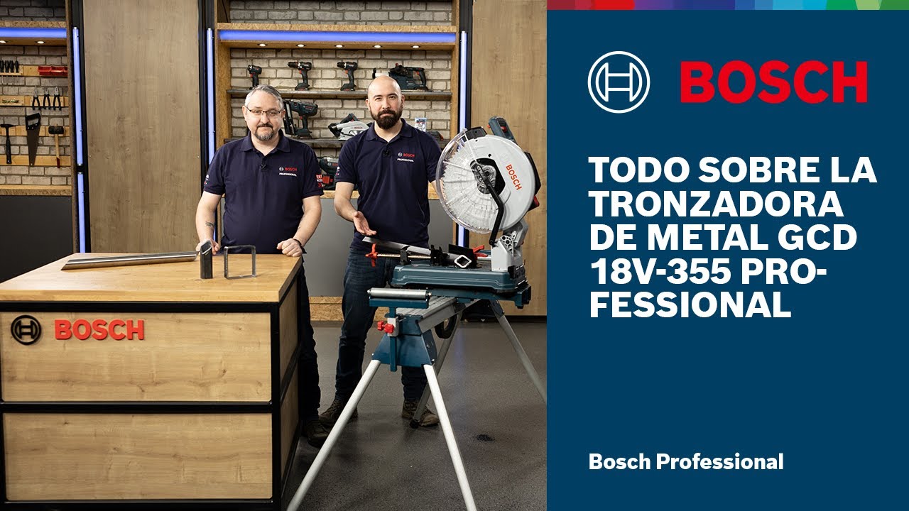 Todo sobre la tronzadora de metal GCD 18V-355 Professional