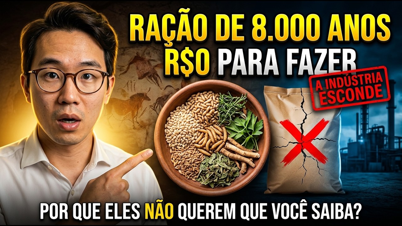 Ração de 8.000 Anos. R$0 Para Fazer. A Indústria de Galinhas Não Quer Que Você Faça.