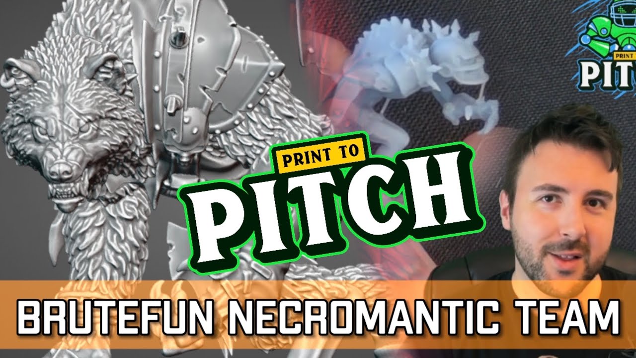 Brutefun Necromantic Team - 3D Printing Blood Bowl | Print to Pitch (Bonehead Podcast)
