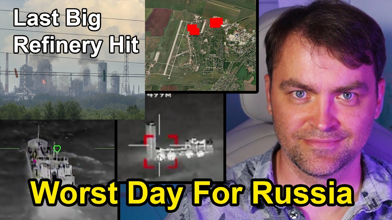 Update from Ukraine | Huge! Ukraine Hit Last Big Oil Refinery, Rus Tankers! Worst Day for Russia