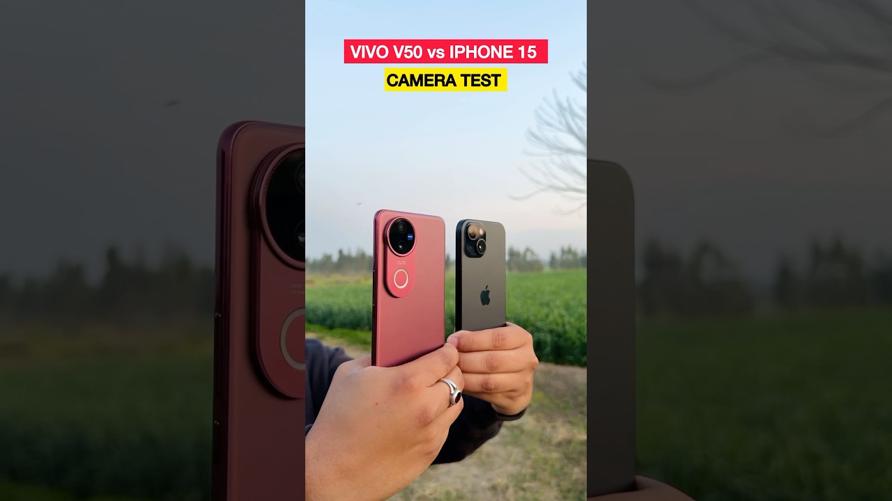 Vivo v50 vs iPhone 15 camera comparison 🔥 | #vivov50 #iphone15