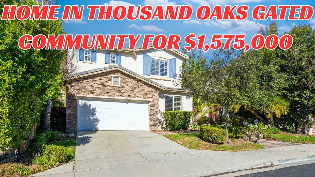 Home In Thousand Oaks Gated Community for $1,575,000