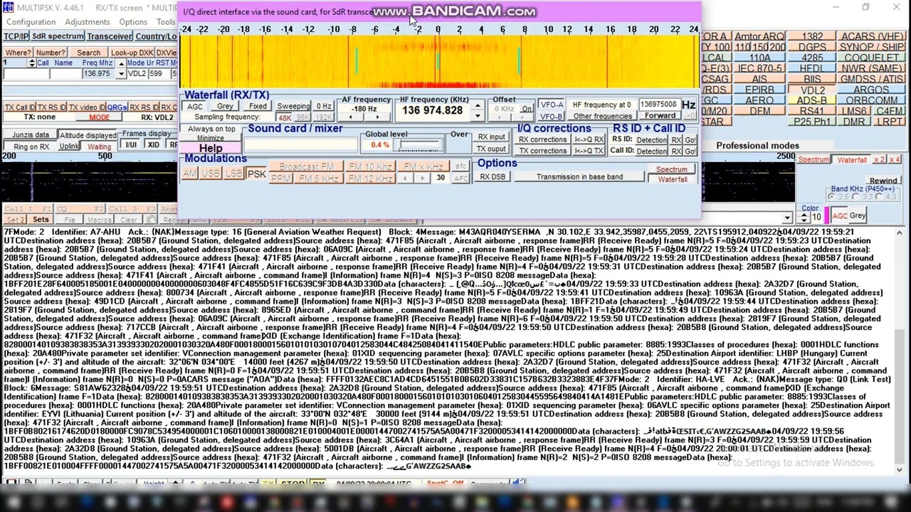 Decoding VDL2 using MultiPsk