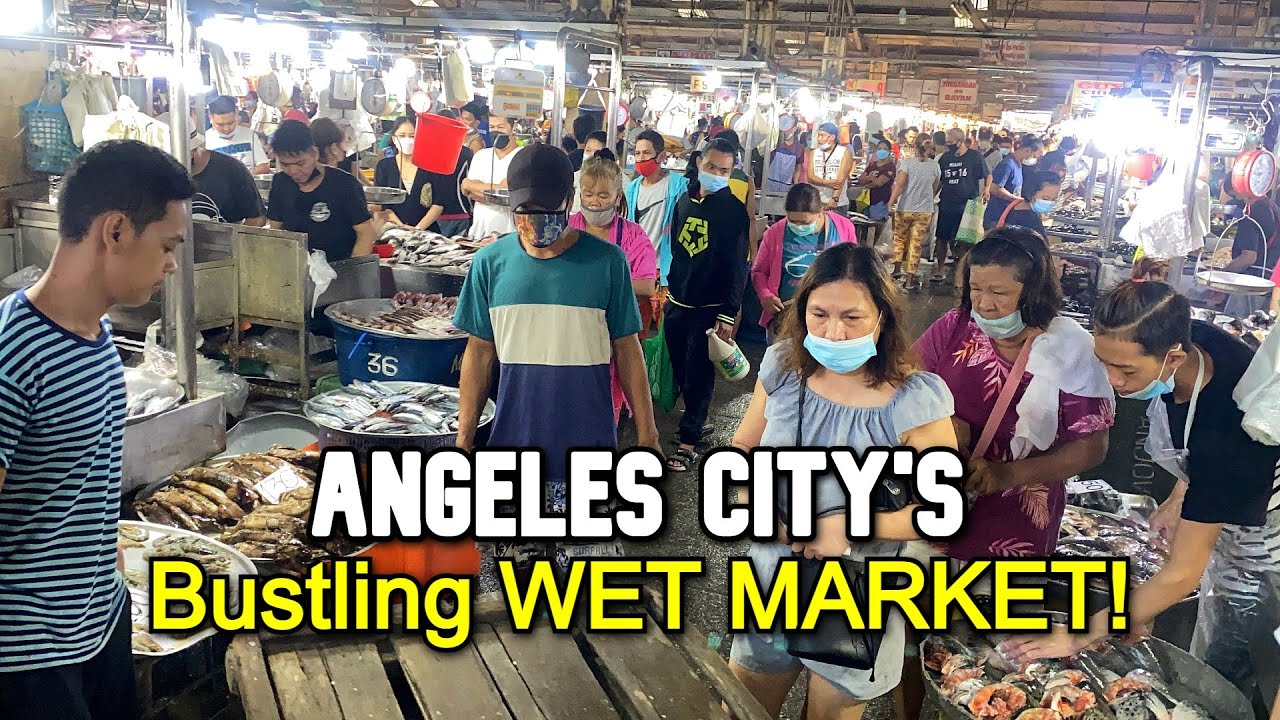 PHILIPPINES WET MARKET TOUR | Early Morning PALENGKE SCENE in ANGELES CITY's Pampang Public Market