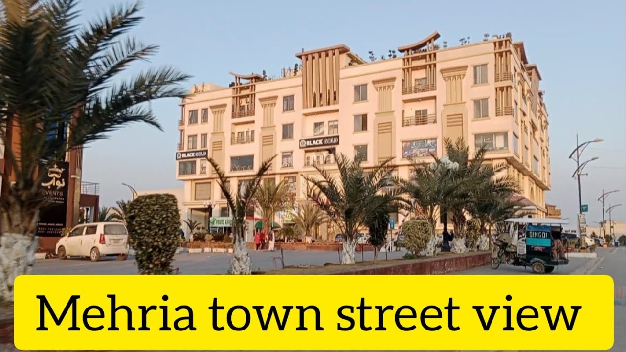 Mehria Town Attock city Street View 2023.