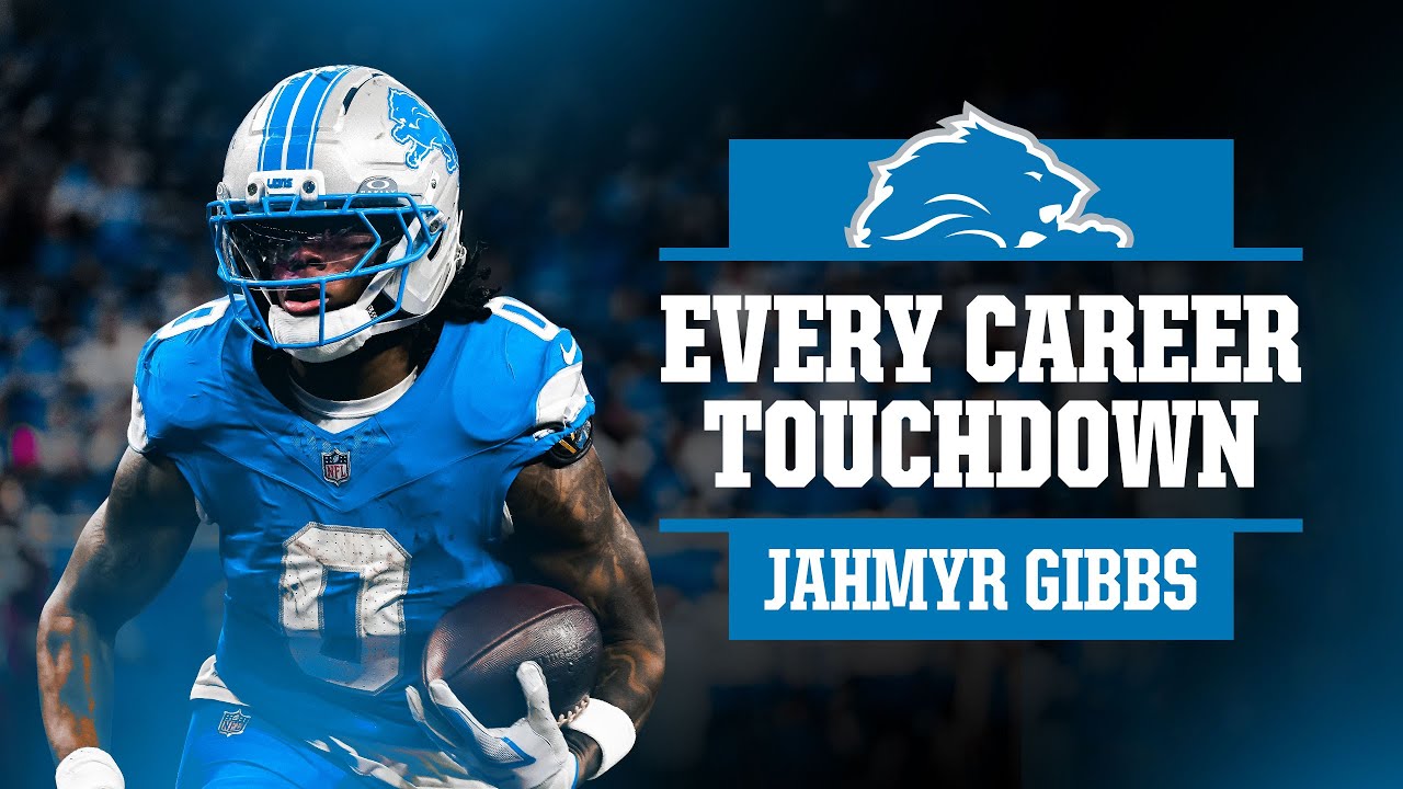 33 minutes of Jahmyr Gibbs touchdowns | Detroit Lions Highlights