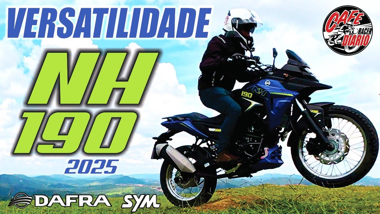 SYM NH 190 | VERSATILIDADE PARA SEU USO #dafra #nh190 #sym
