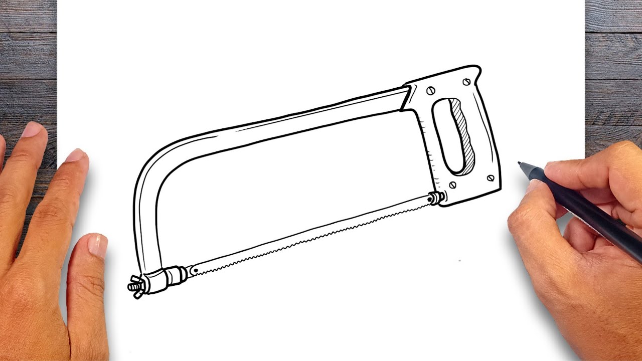 How to draw Hacksaw