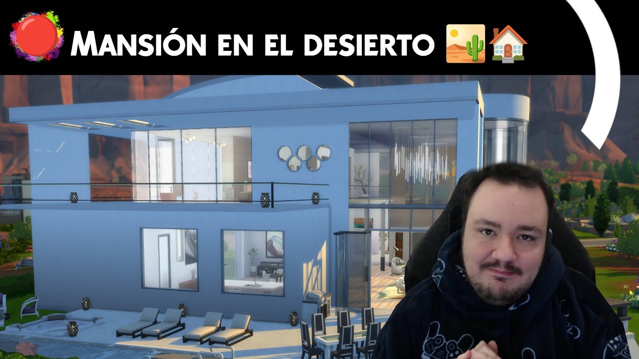 Hagamos una linda mansión en el desierto de strangerville sims 4 parte 3 no CC 🏜️🏠