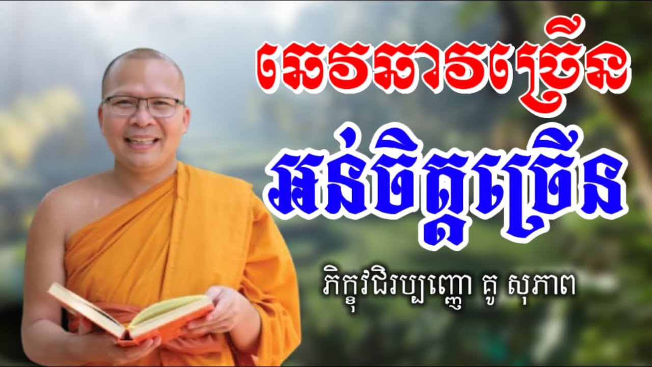 ឆេវឆាវ​ច្រើន​អន់ចិត្ត​ច្រើន​ | ភិក្ខុ​វជិរប្បញ្ញោ​ គូ​ សុភាព​ [ Vitou Official ]
