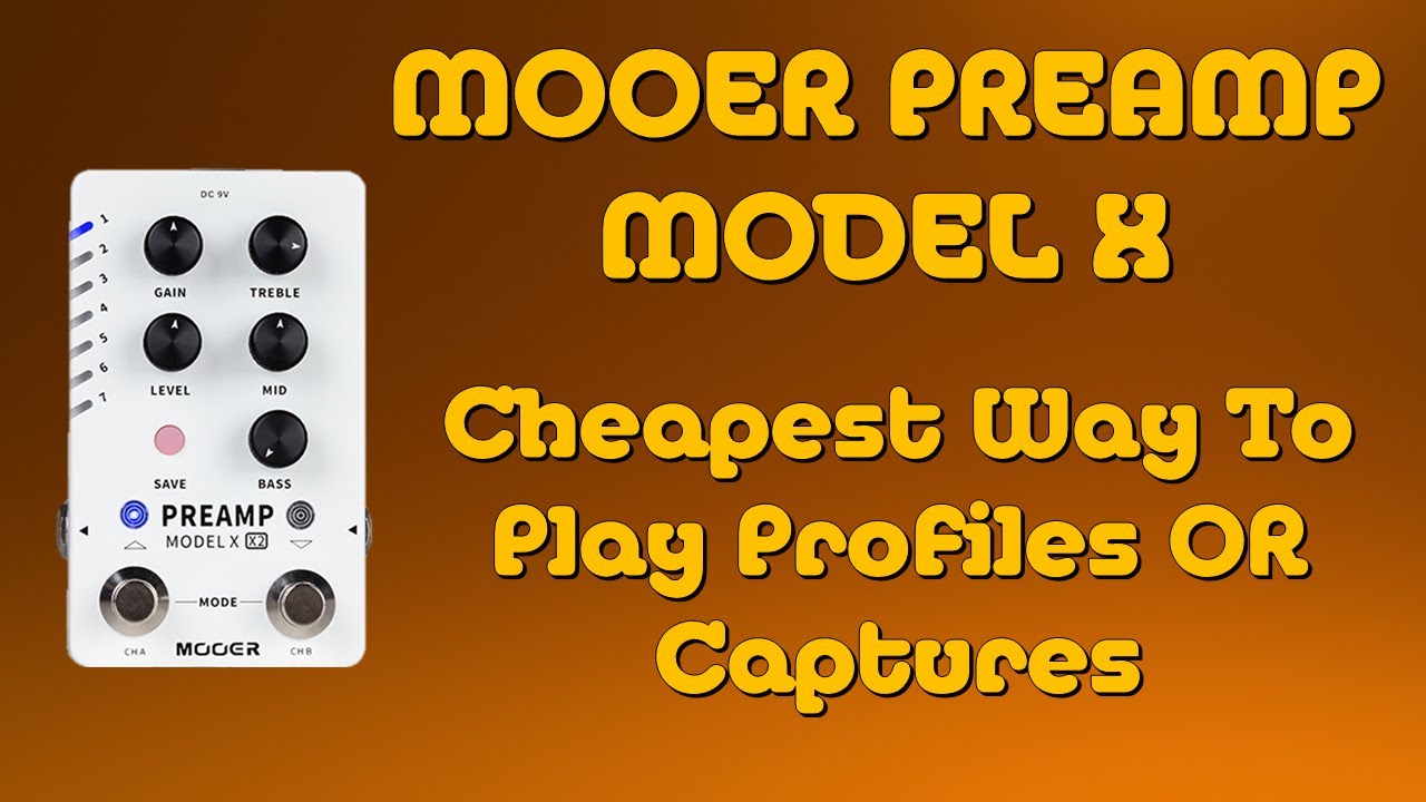 Mooer Preamp Model X - Using MNRS Profiles