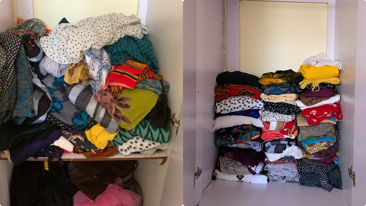 Cleaning motivation | fold clothes  with me | somali mom