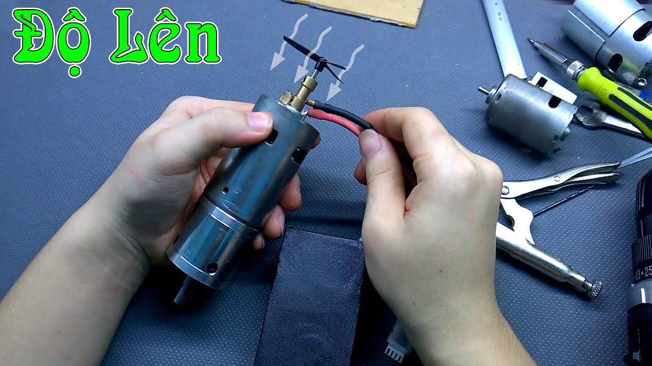 Độ Motor Không Độ Giảm Tốc ( Lên Tốc Độ Motor giảm tốc 775 )