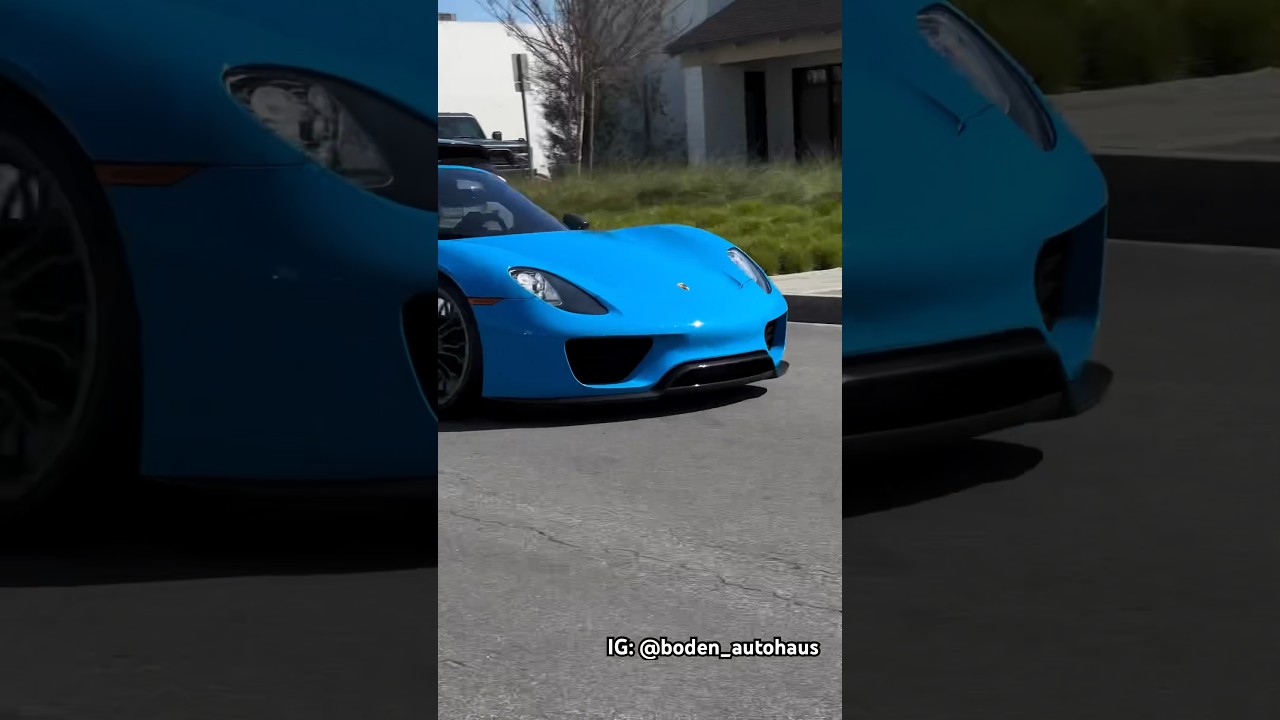 Porsche 918 Spyder with Boden Autohaus Upgrades: Incredible Acceleration Sound! | GSCN Videos 2024