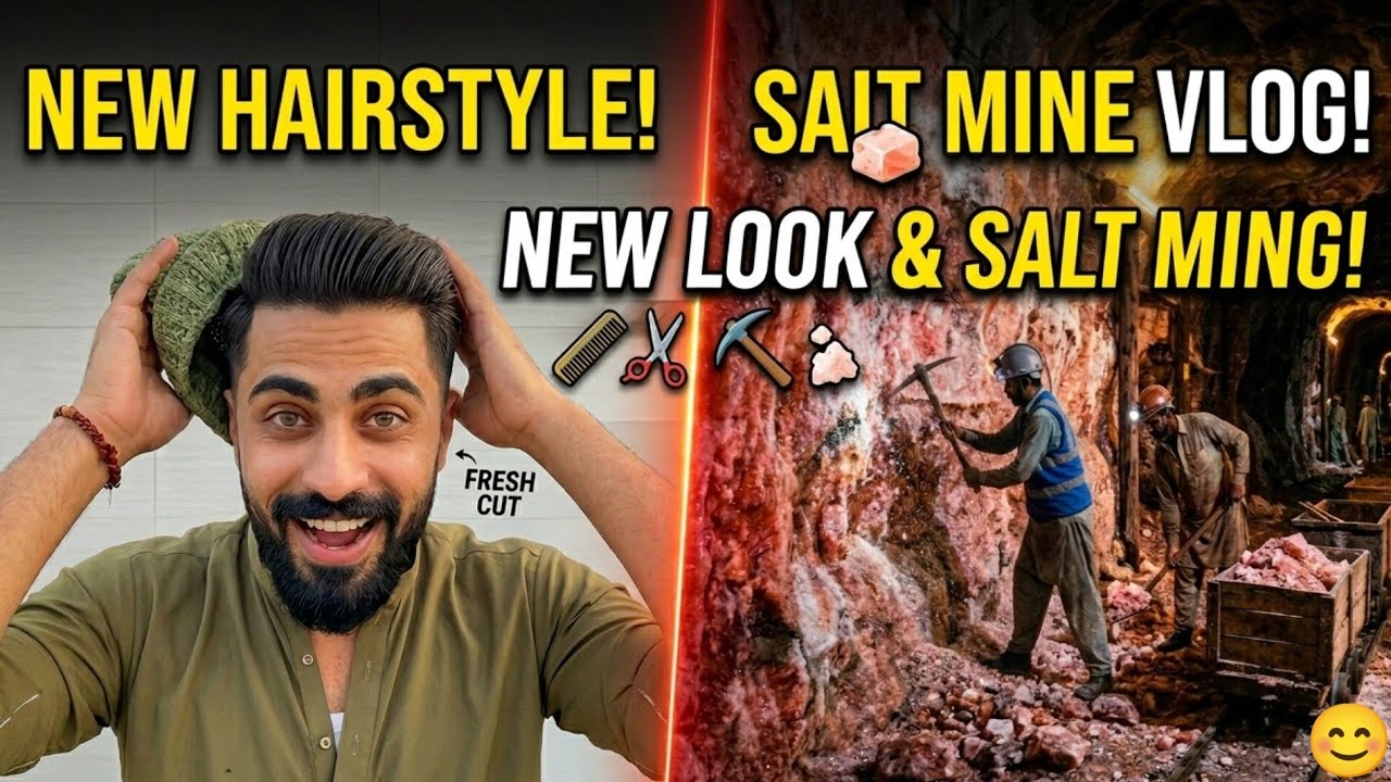 Finally Got A New Haircut! + Khewra Salt Mine Visit 🧂✨