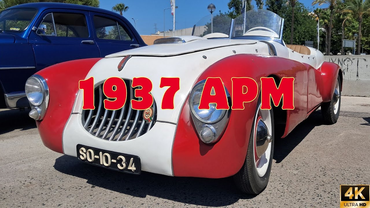 PORTUGAL ONE-OFF - The amazing 1937 APM. Exaust sound and period photos.