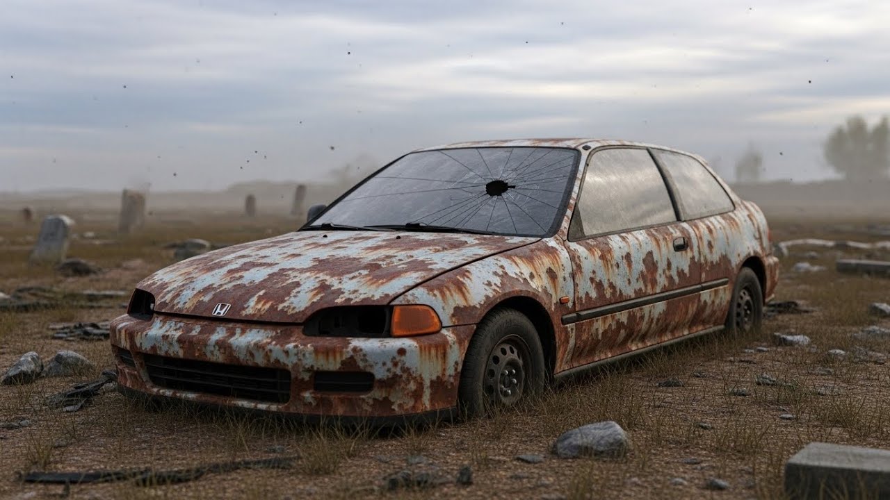 Silent ASMR Rebuild | Abandoned 1992 Honda Civic Comes Back to Life