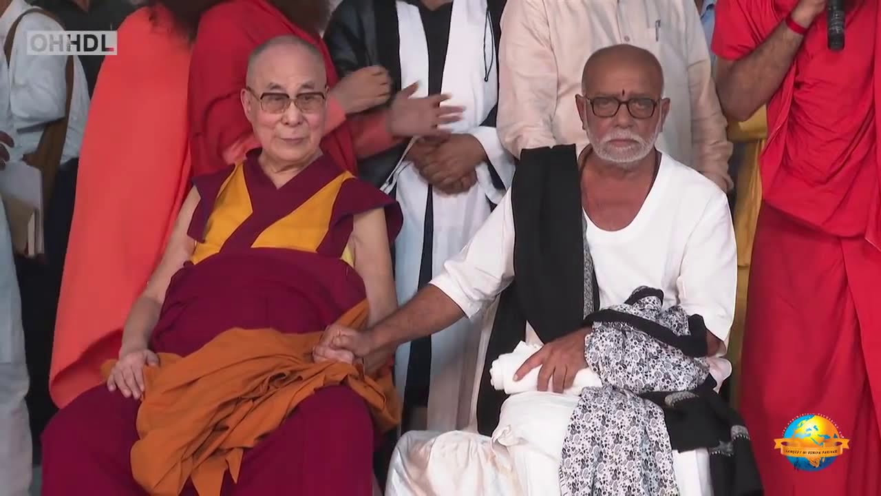 Baba Ramdev and Dalai Lama: Interfaith Dialogue at Gandhi Ashram with His Holiness the Dalai Lama