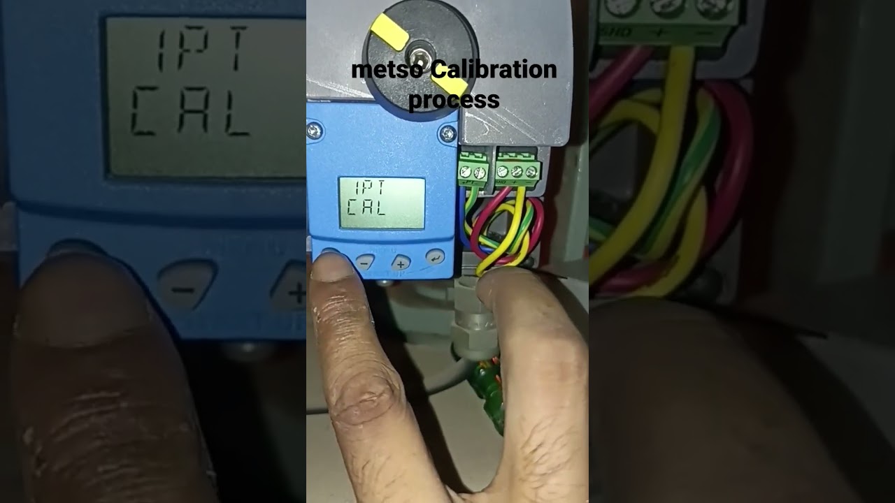 metso posisnor calibration step #instrument