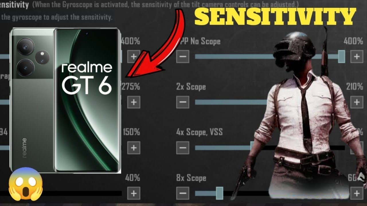 BEST Sensitivity Realme GT 6 Bgmi 🤯 New Update Super Gameplay 2026 