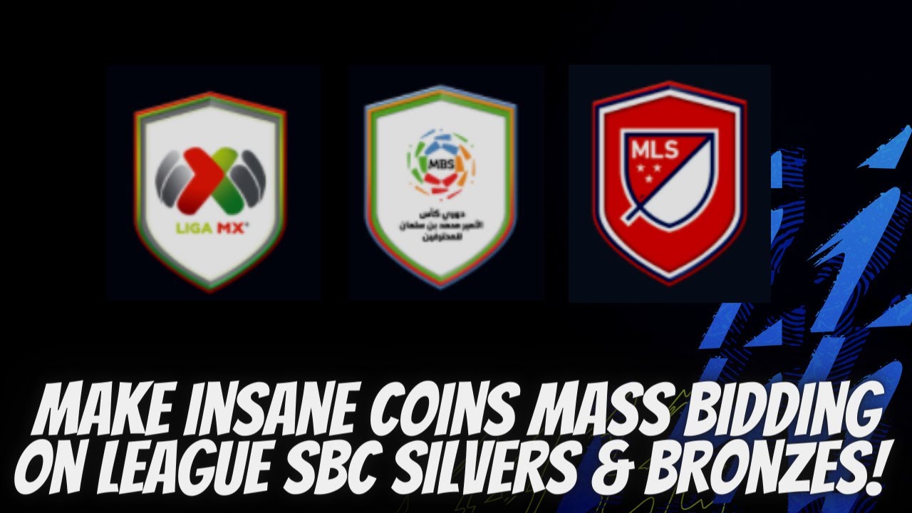 Make Insane Coins Mass Bidding On League SBC Silvers & Bronzes! - FIFA22