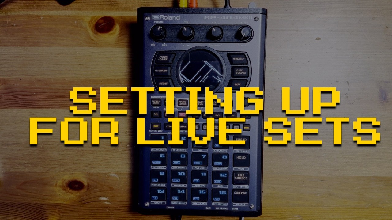 How to Set Up Your SP-404 MK2 for Live Performances