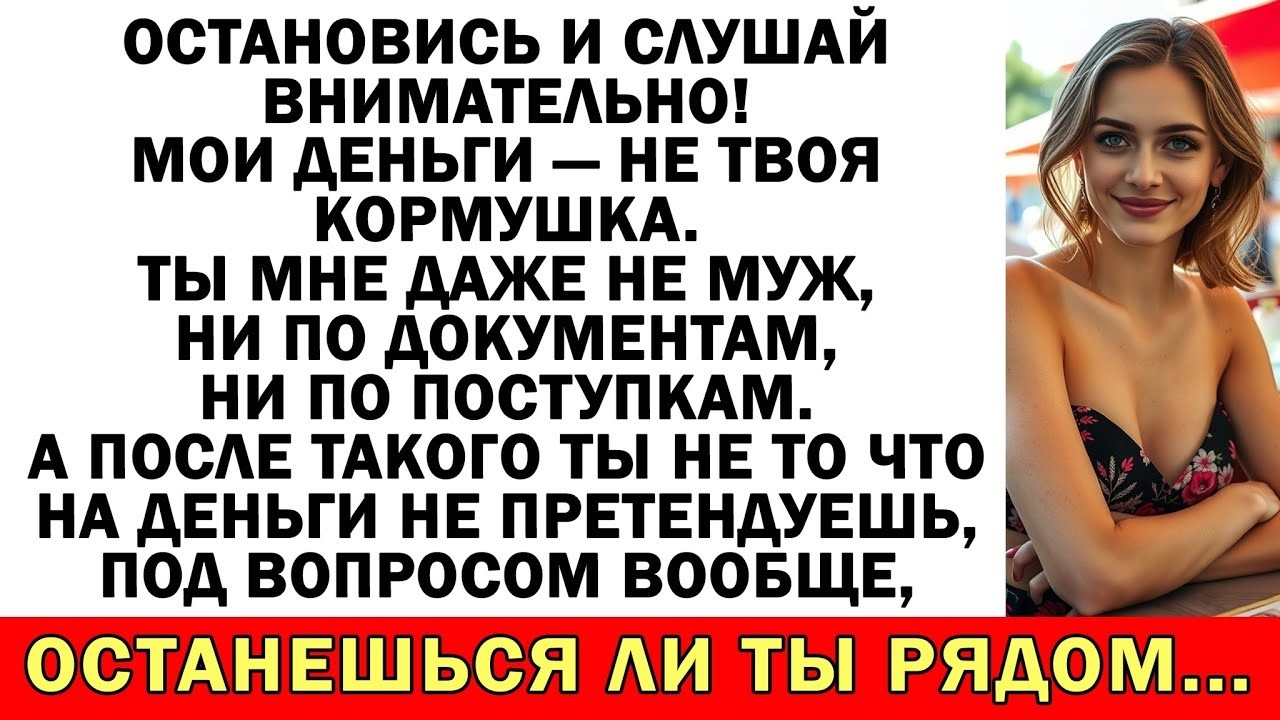 Считаешь мои деньги. Мы семья! Какая разница, чьи деньги. Большая! Мы не семья!