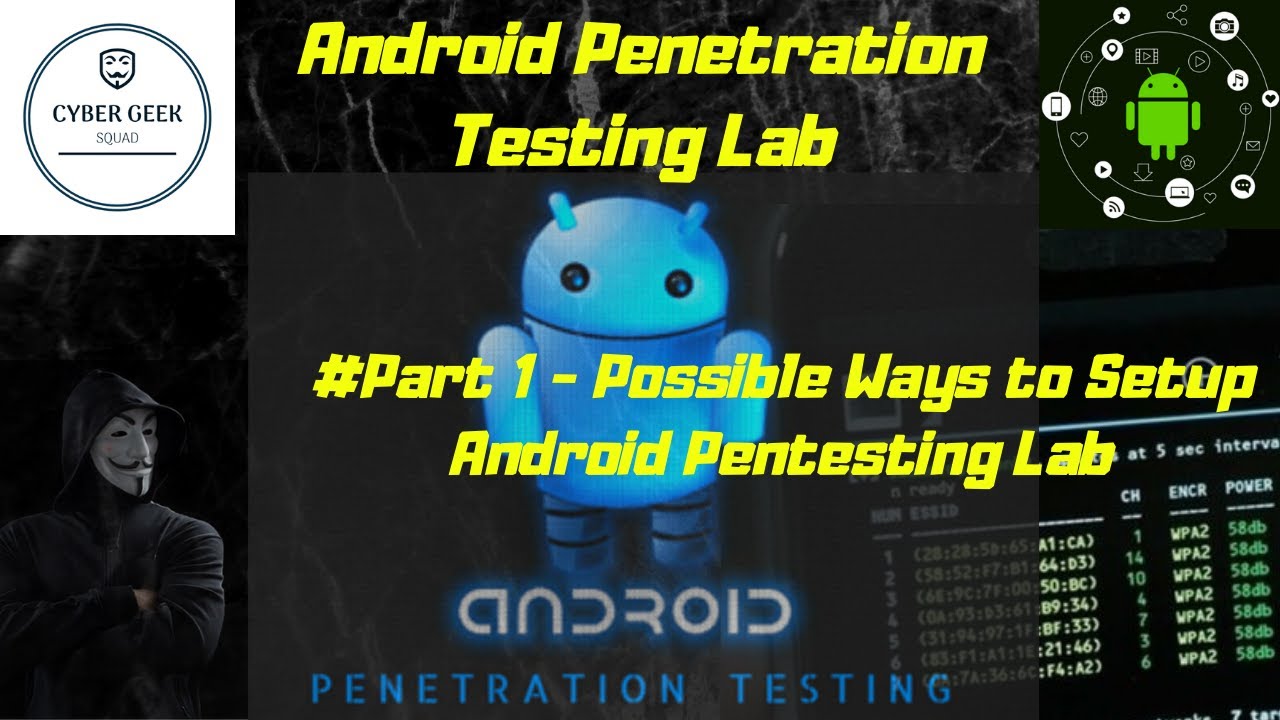 Android Penetration Testing Lab [ Possible Ways ] Step by Step Guide #Part 1