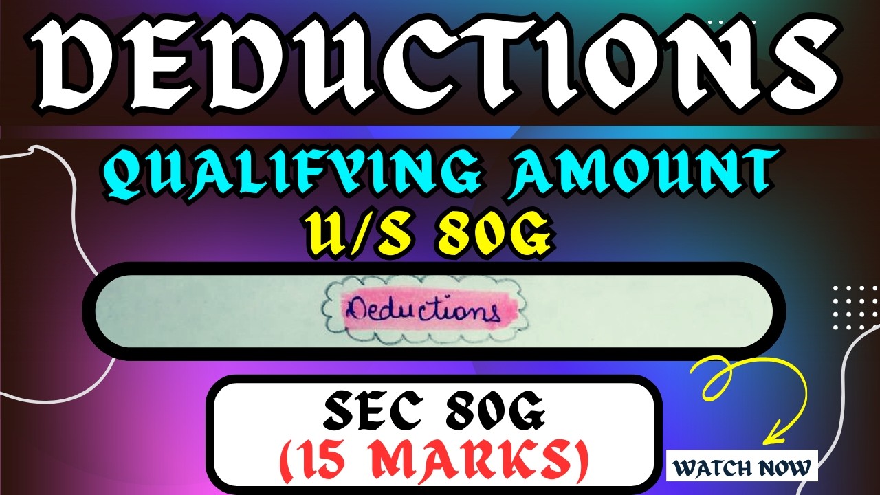 Deduction 80G Qualifying Limit | 80G Tax Benefit Explained in Hindi | Donations Tax Benefit in India