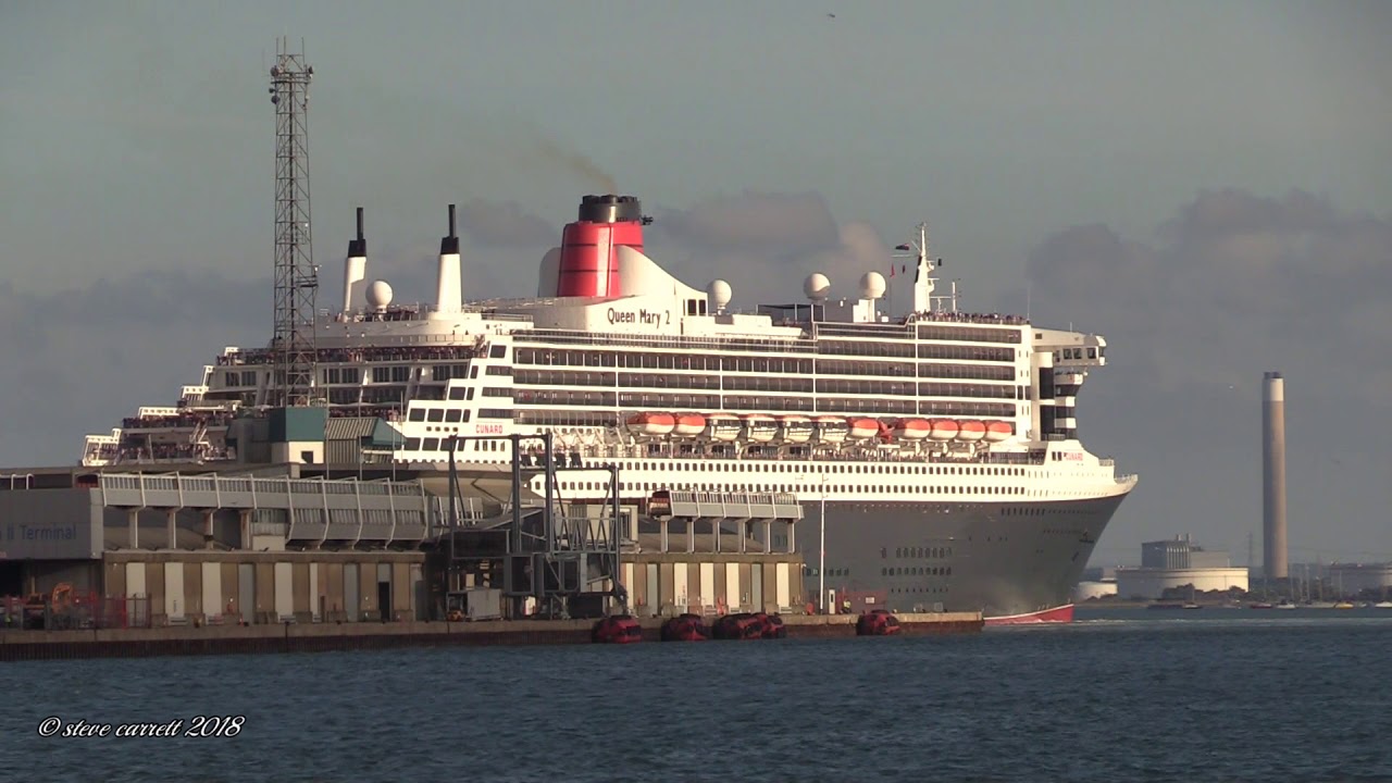 Four Cruise Ship Southampton departures Great Horn Battle between Britannia & Shieldhall 16/09/18