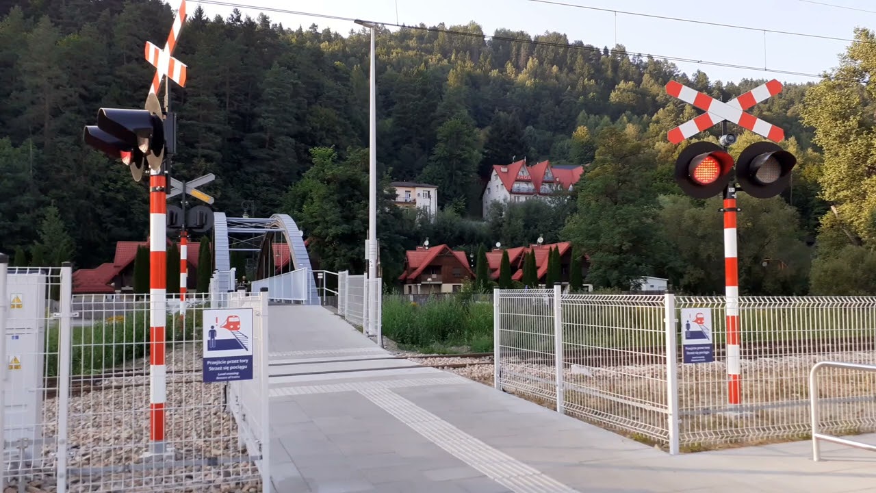 Przejście kolejowe obok p.o. Muszyna Zdrój - 16.08.2025