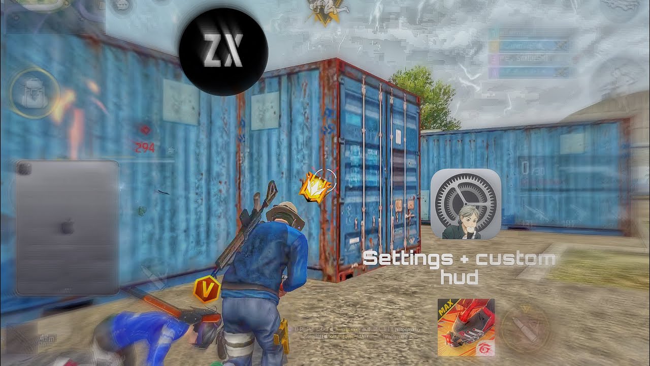 Best ipad settings +Custom HUD and Dpi for iPad players||Garena Free Fire| Free Fire Highlights📱👺